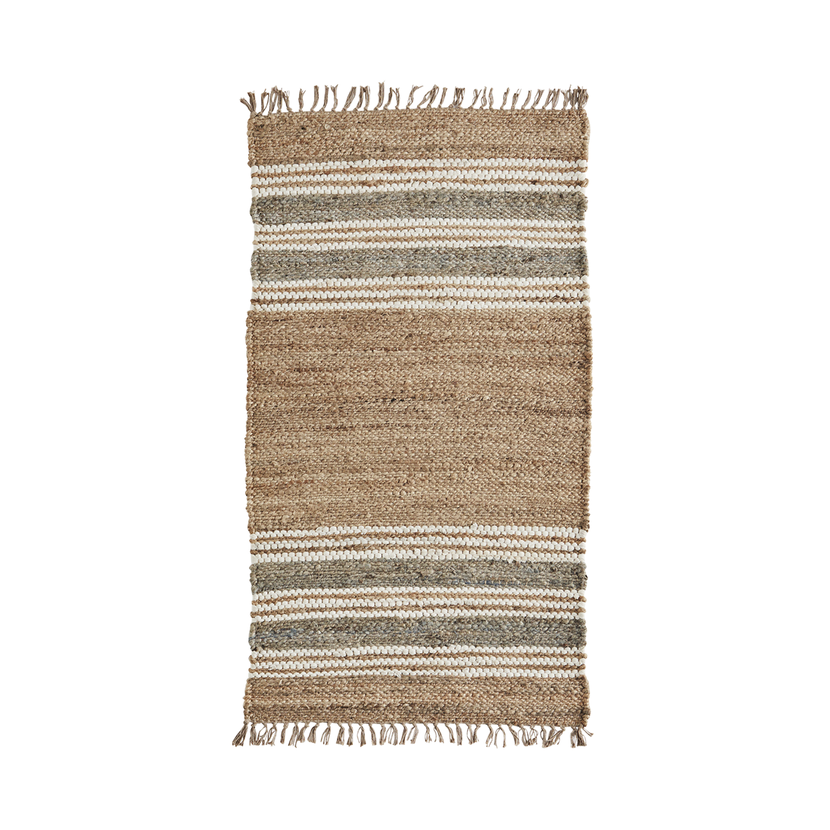 Stripe jute runner