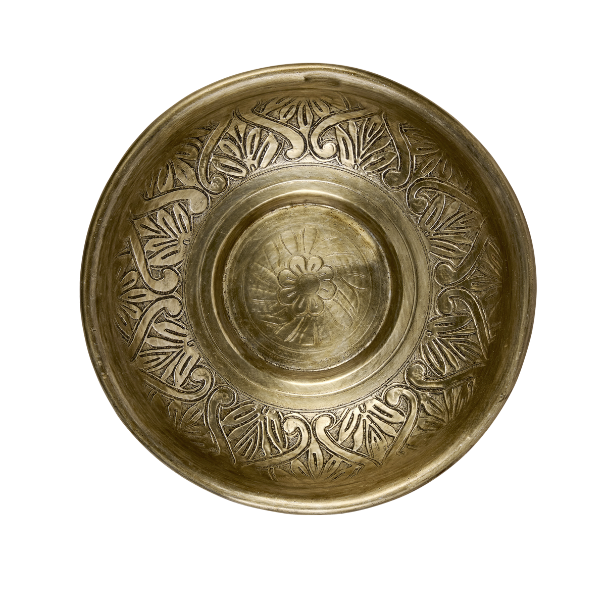 Embossed aluminium bowl