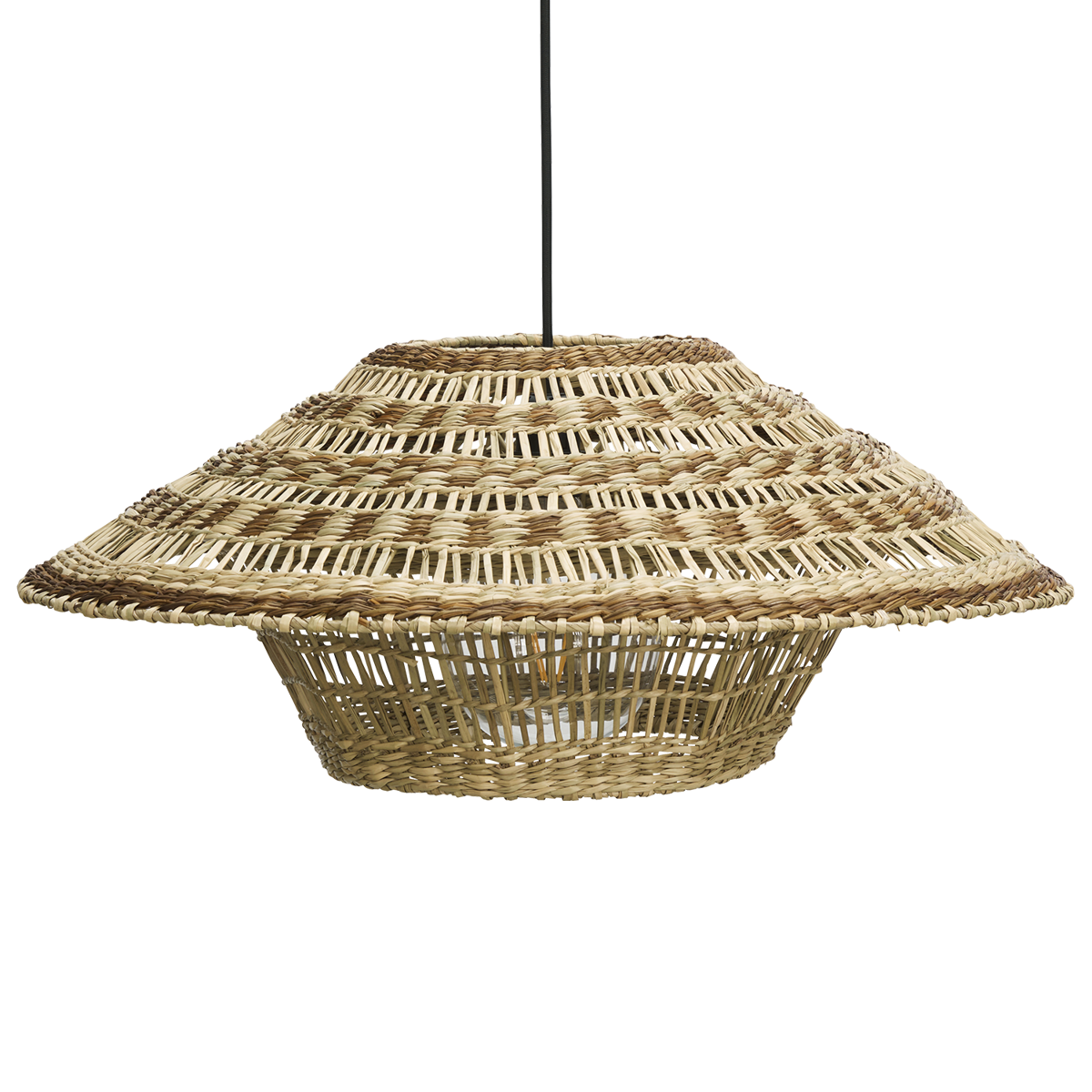 Seagrass ceiling lamp