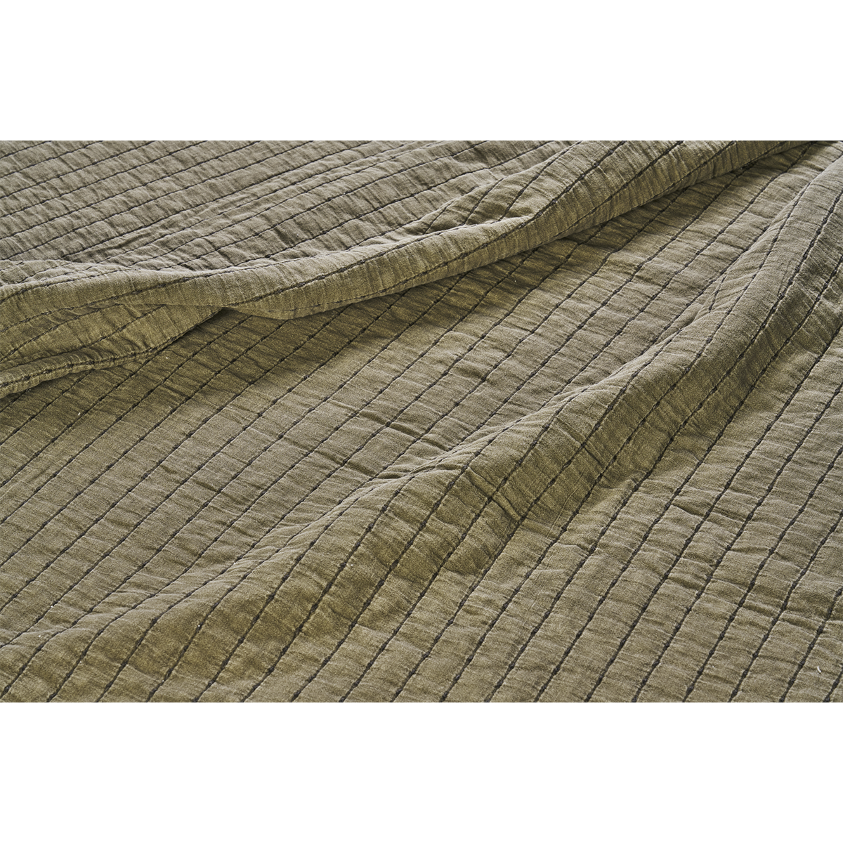Quilted cotton throw