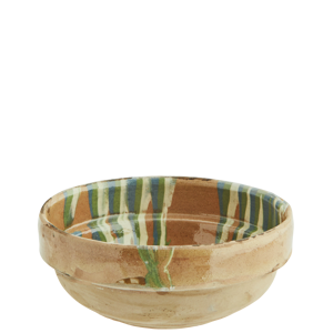 Hand painted earthenware bowl