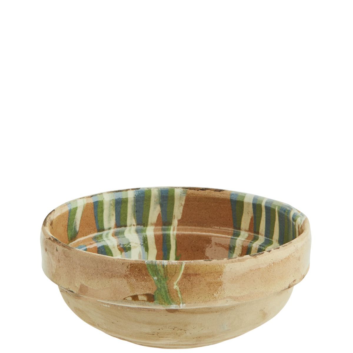 Hand painted earthenware bowl