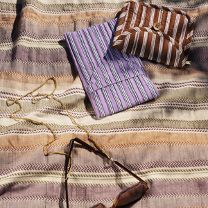 Striped hammam towel