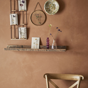 Recycled wooden shelf