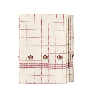 Embroidered cotton table cloth