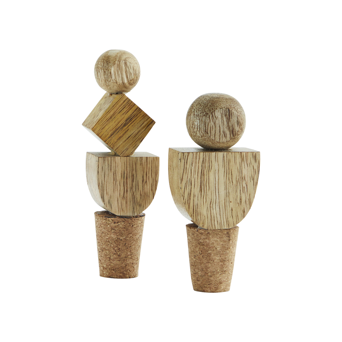 Handmade wooden bottle stopper