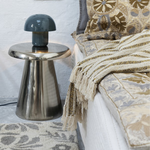Tufted cotton runner