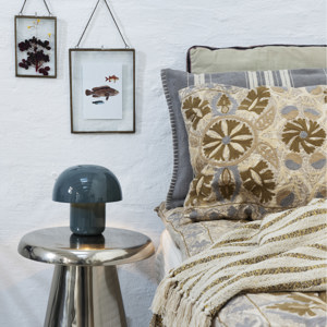 Striped cushion cover