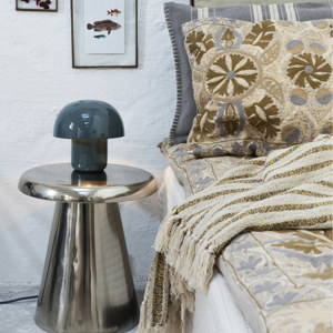 Recycled cotton throw