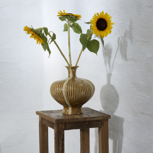 Recycled wooden side table