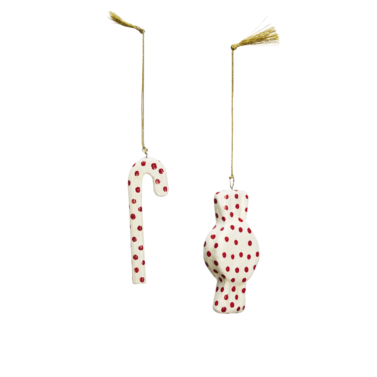 Handmade paper mache christmas ornaments Handmade paper mache christmas ornaments