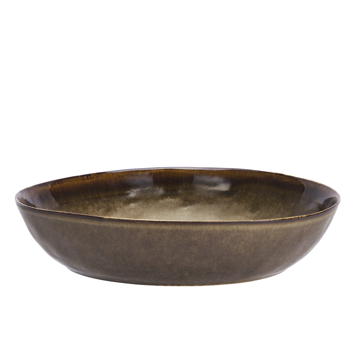 Stoneware serving bowl