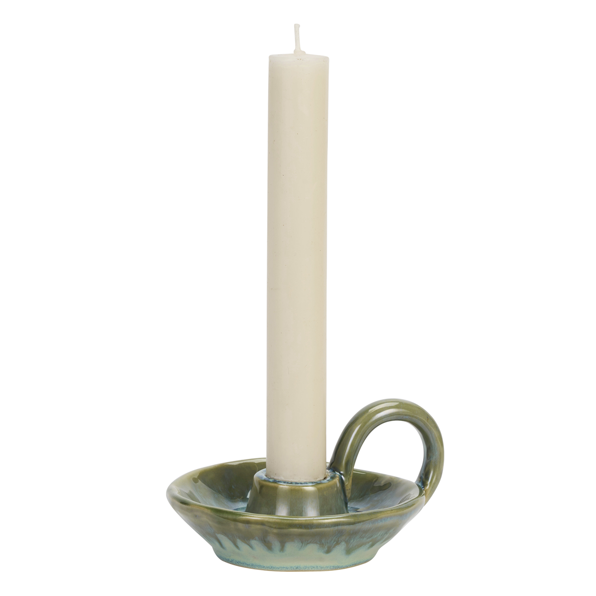 Stoneware candle holder