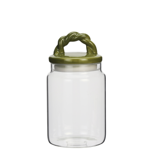 Glass jar w/ ceramic lid