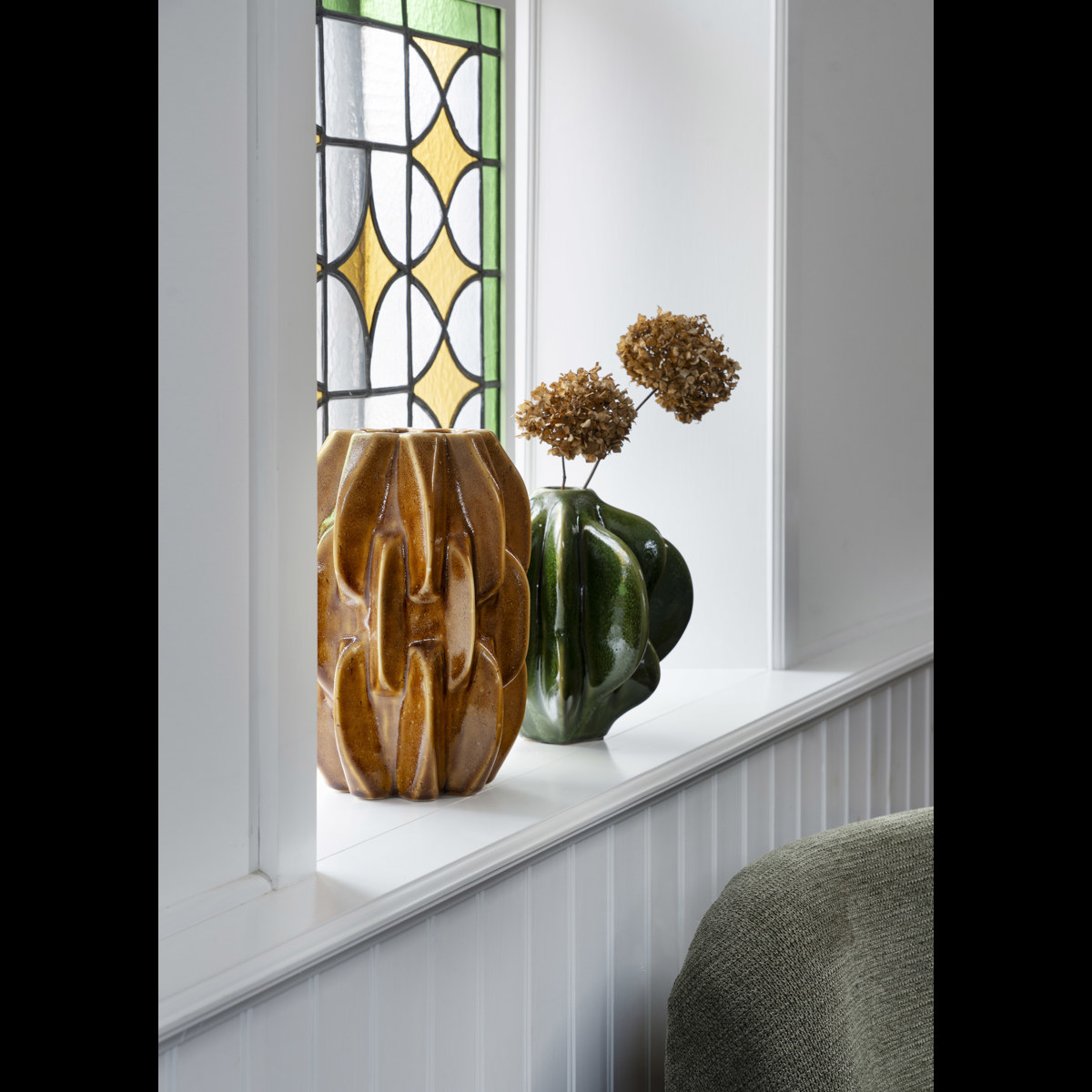 Stoneware vase