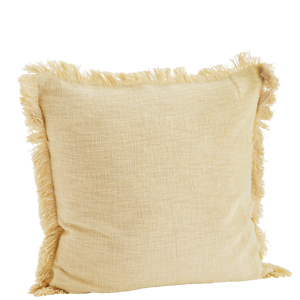 Cushion cover w/ fringes