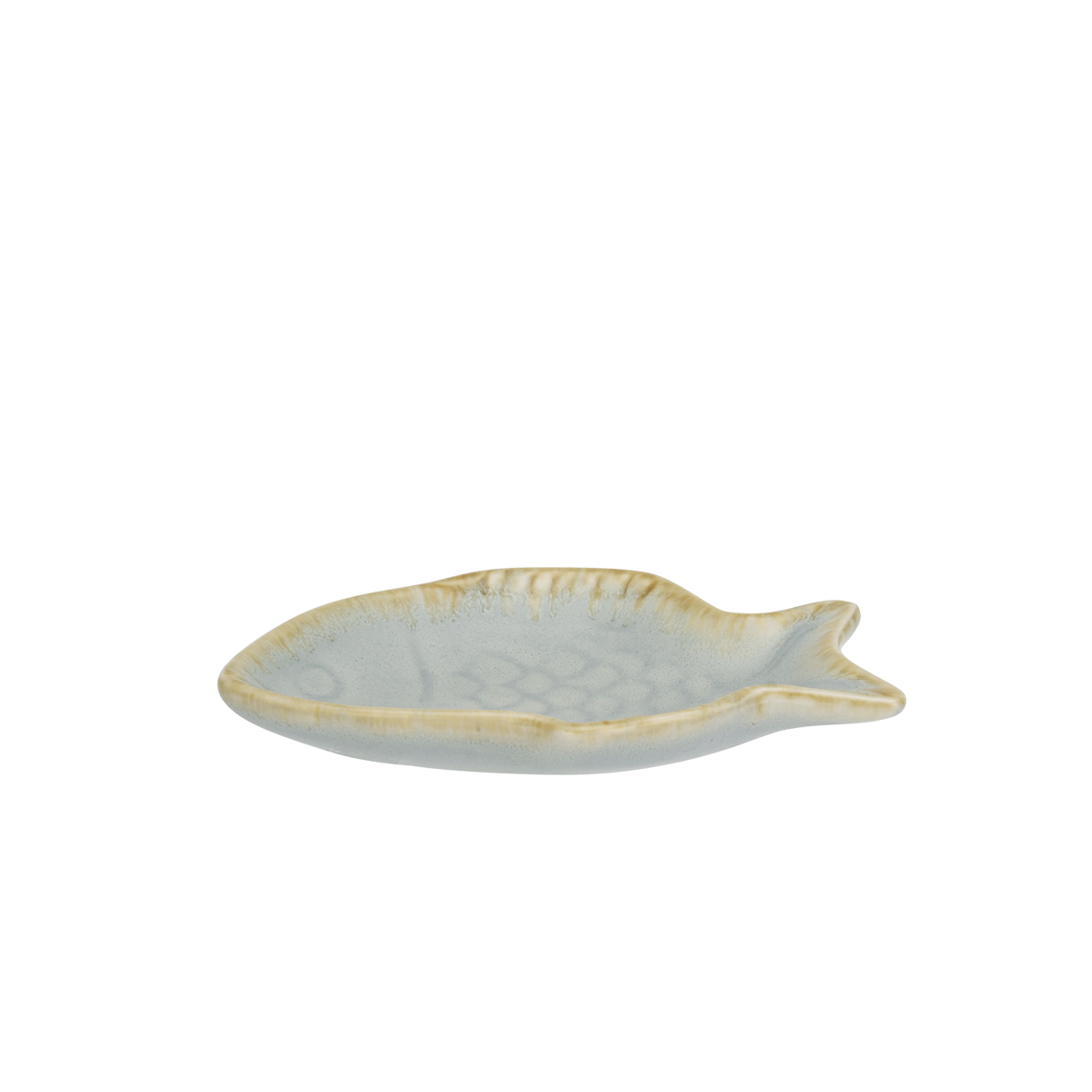 Stoneware fish tray