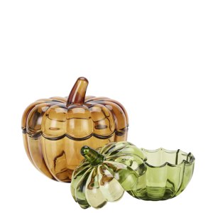 Glass bowls w/ lid