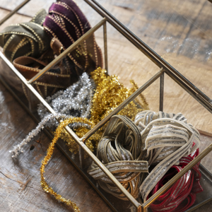 Partitioned glass box