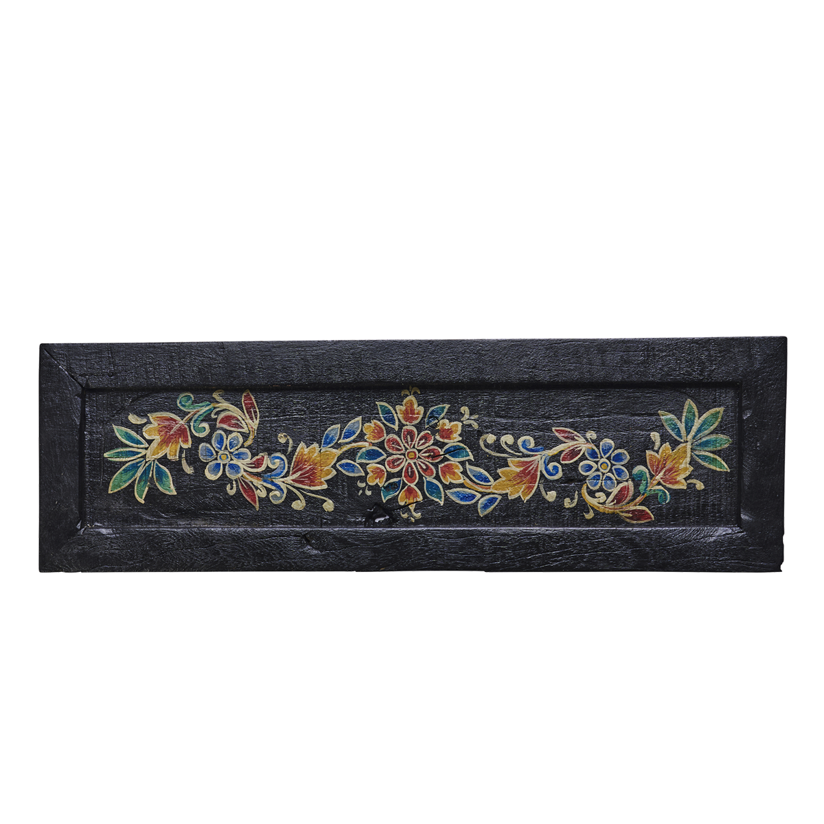 Hand painted recycled wooden tray