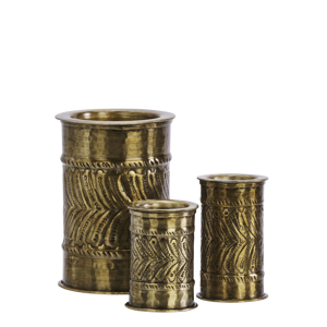 Aluminium candle stands