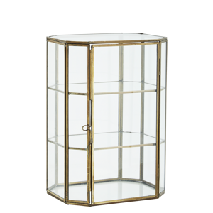 Partitioned glass box