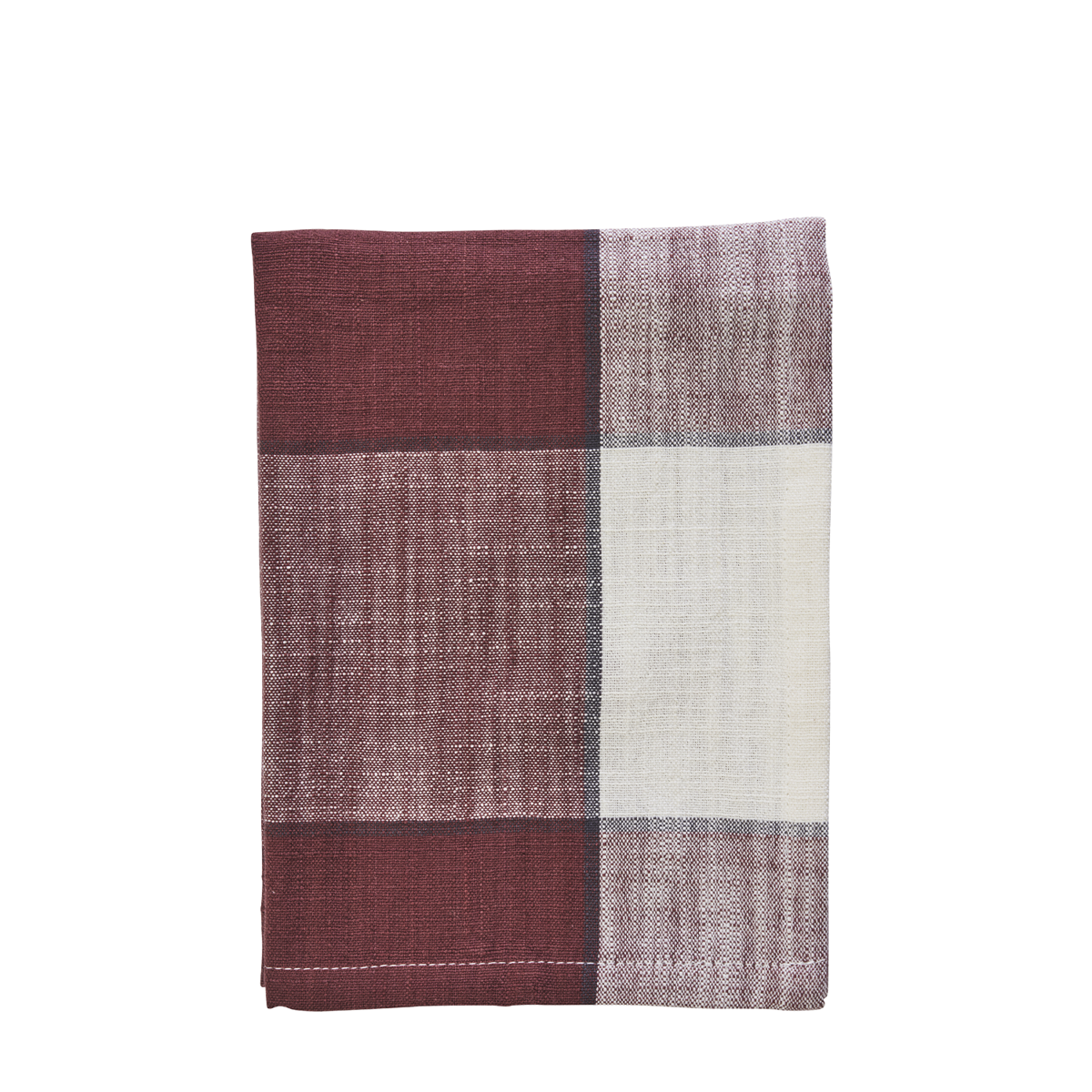 Checked kitchen towel