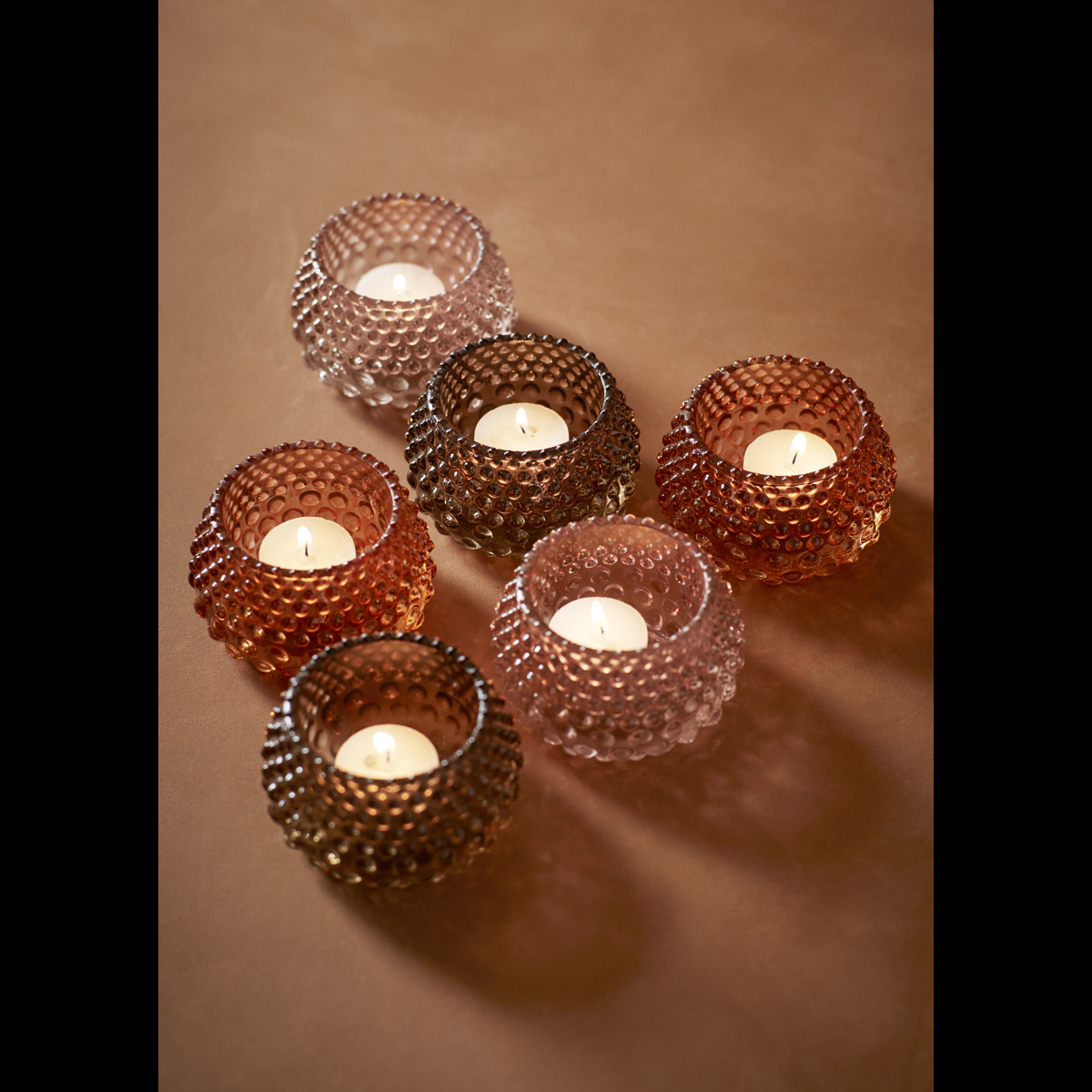 Coloured glass votive Coloured glass votive