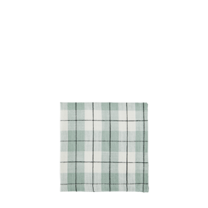 Checked cotton napkin