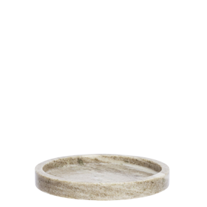 Round marble tray