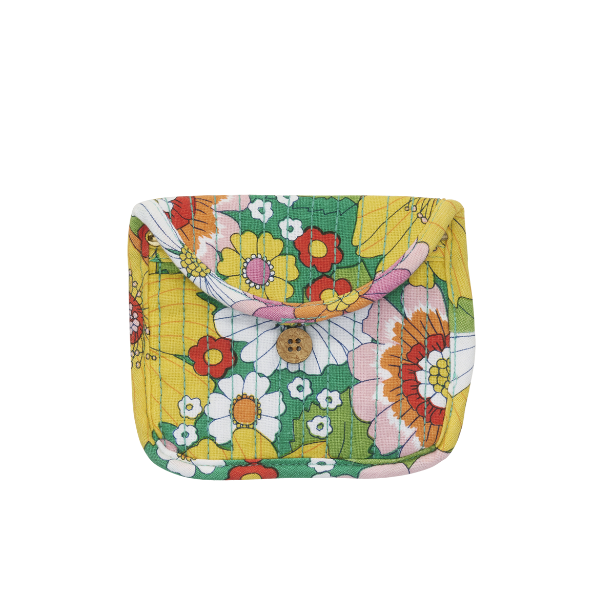 Quilted cotton purse