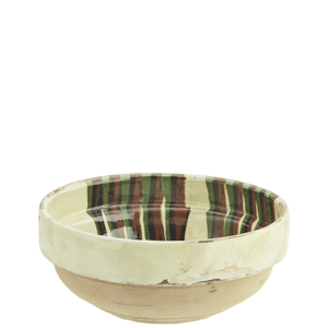 Hand painted earthenware bowl