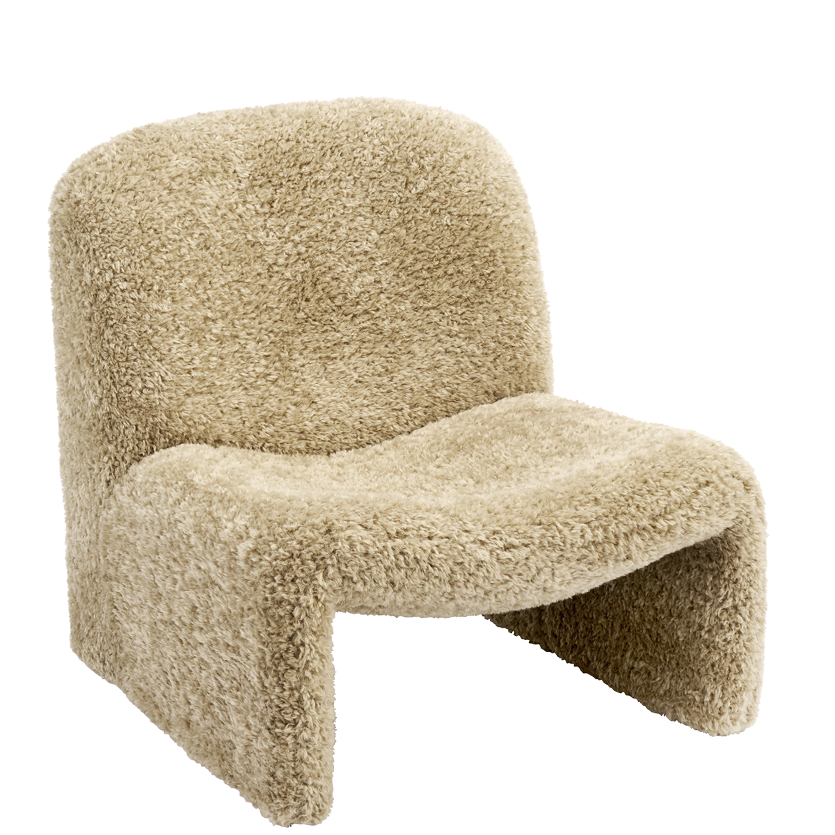 Furry lounge chair