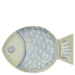 Stoneware fish tray