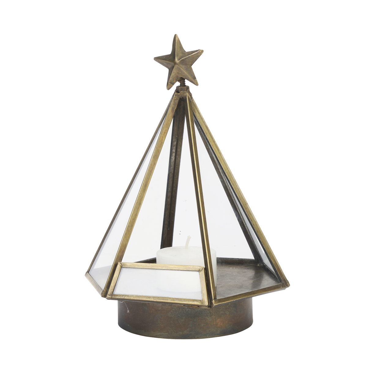 Iron christmas votive