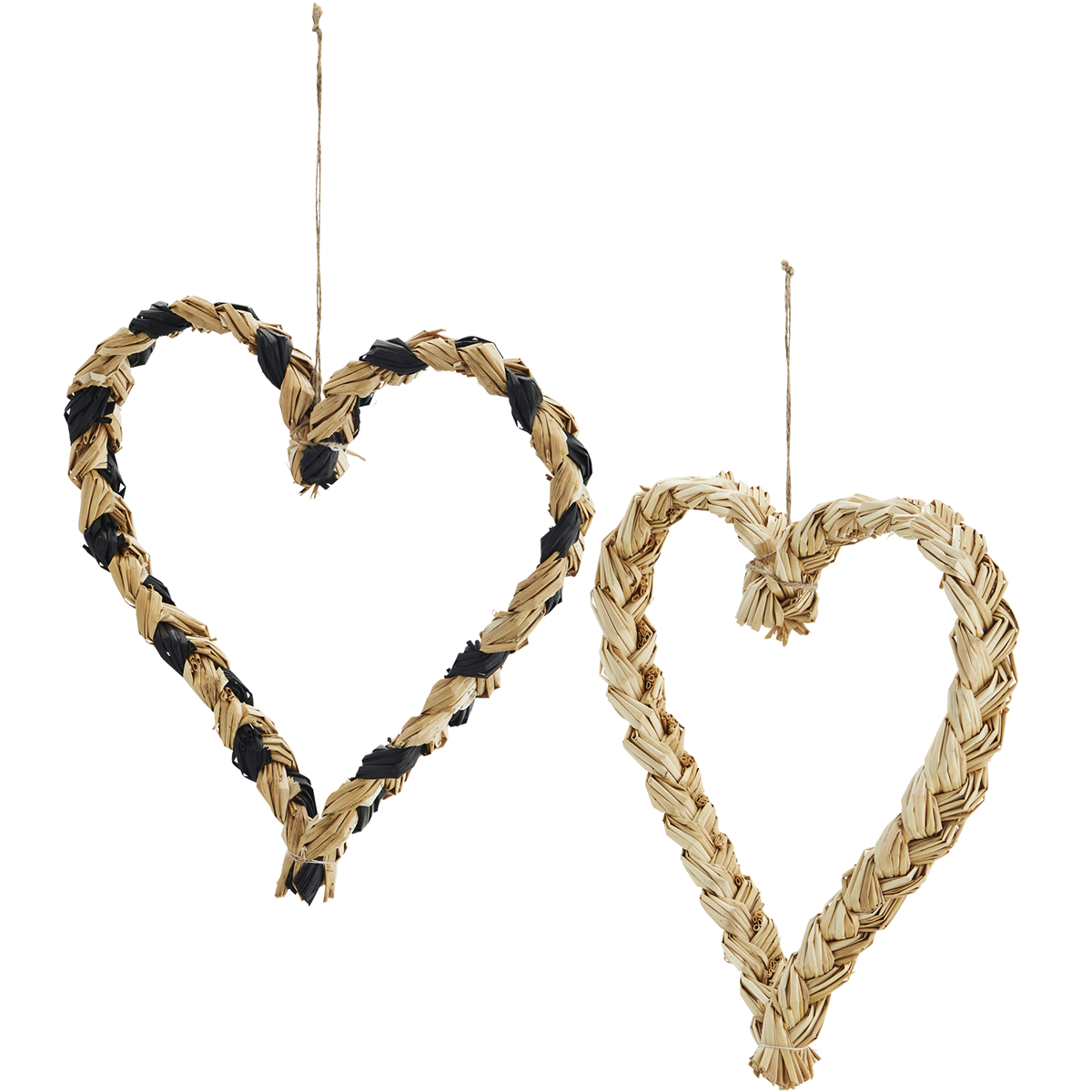 Straw hearts