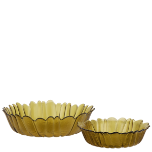 Sunflower glass bowls