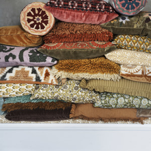 Printed cushion cover