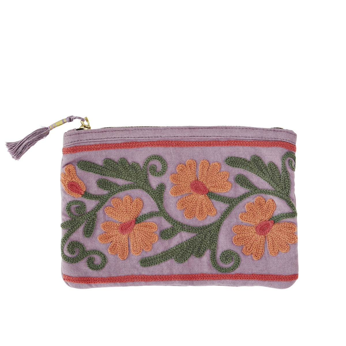 Embroidered pouch