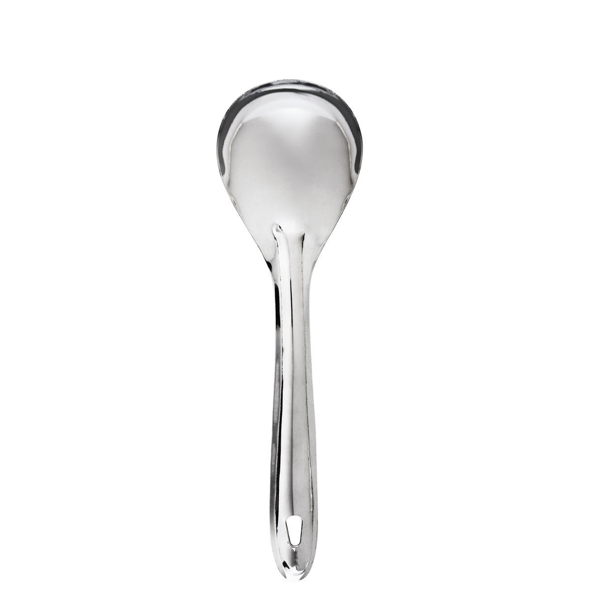 Stainless steel serving spoon
