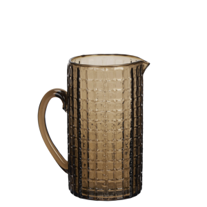 Coloured glass jug