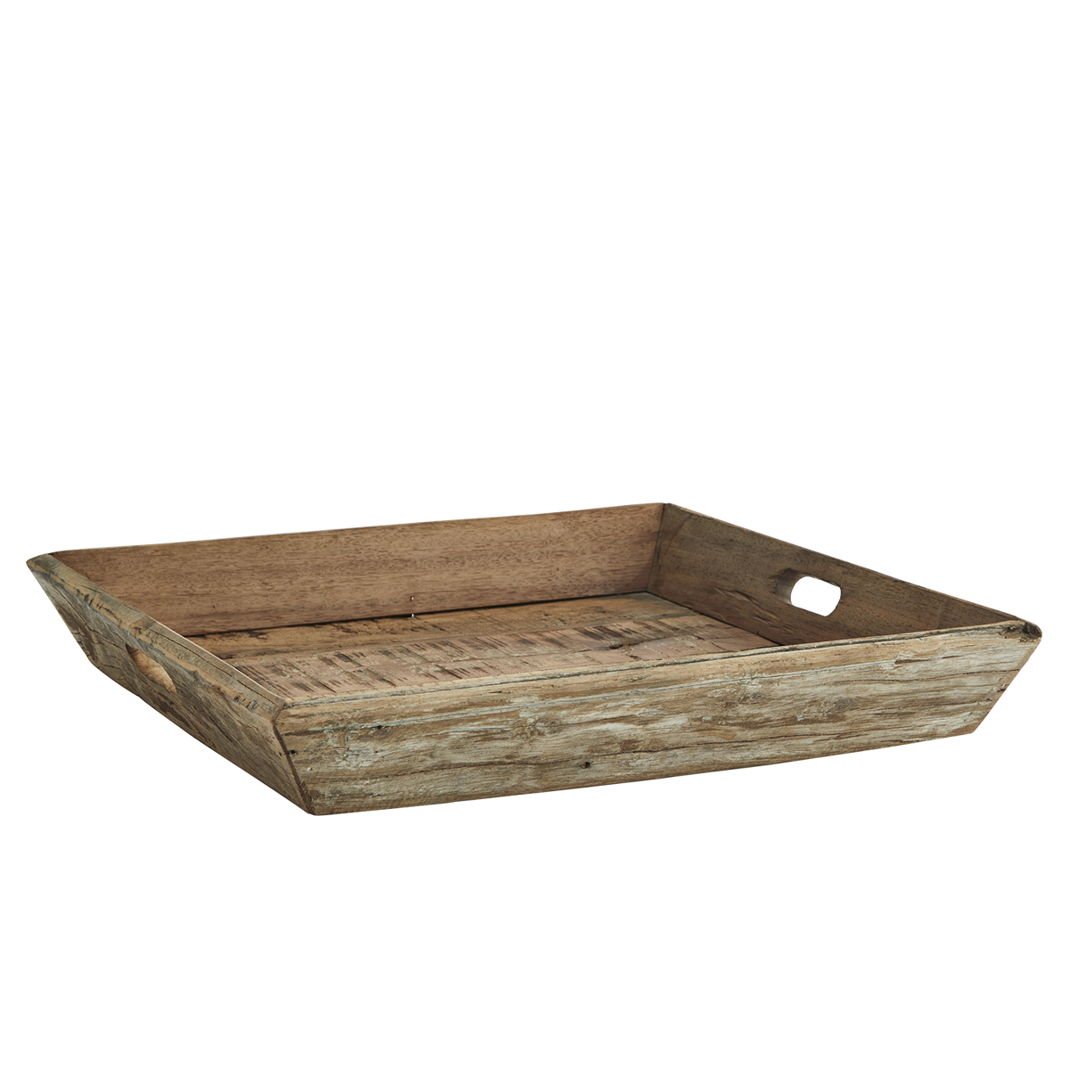 Recycled wooden tray