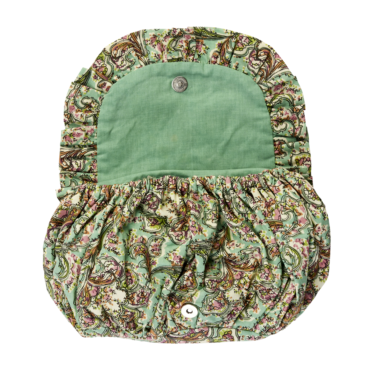 Printed cotton pouch