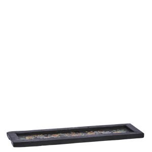 Hand painted recycled wooden tray