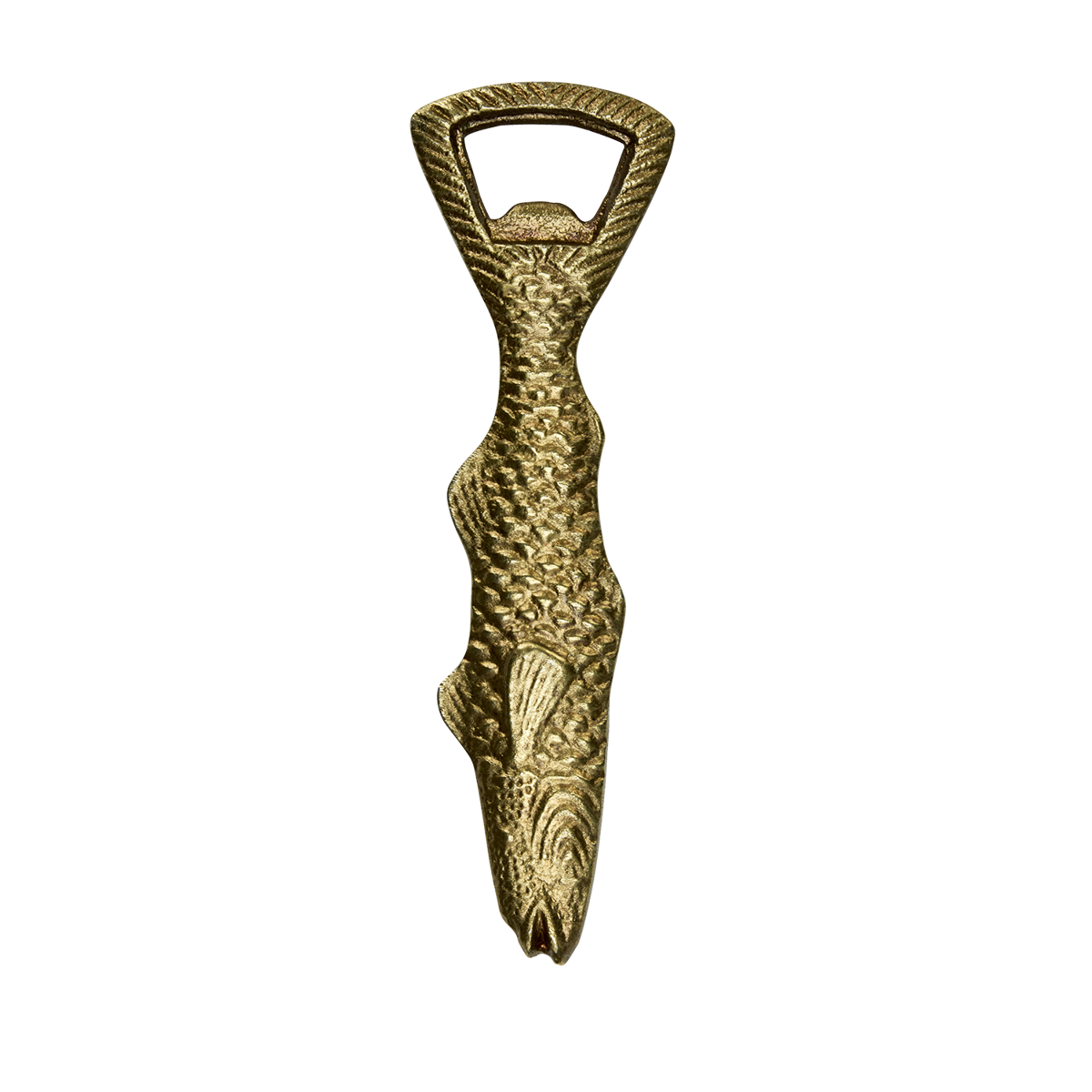 Aluminium fish bottle opener