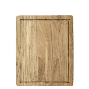 Rectangular chopping board w/ juiceline