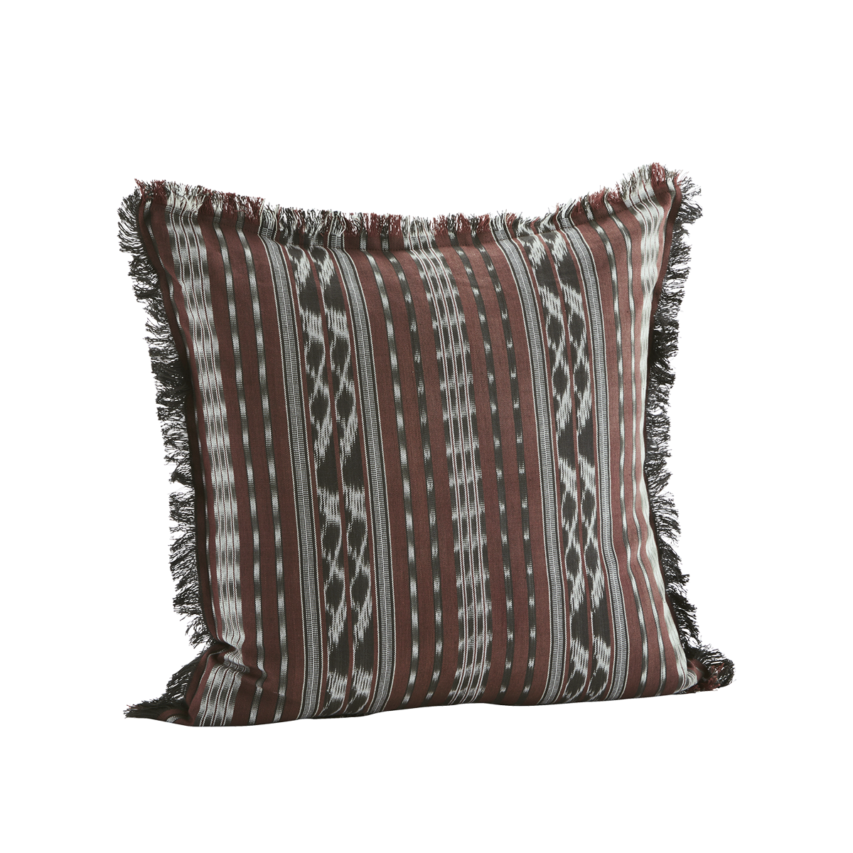 Ikat woven cushion cover