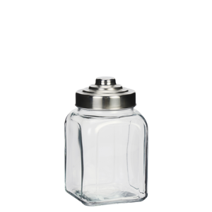 Glass jar w/ steel lid