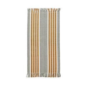 Striped cotton runner