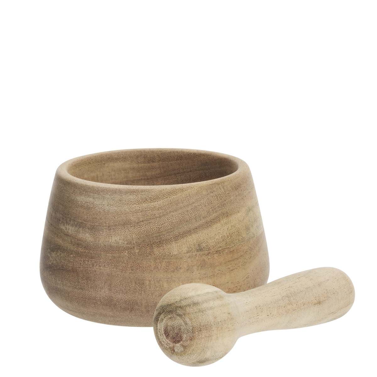 Wooden mortar set